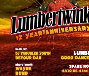 cover event Lumbertwink PDX: 12 Year Anniversary